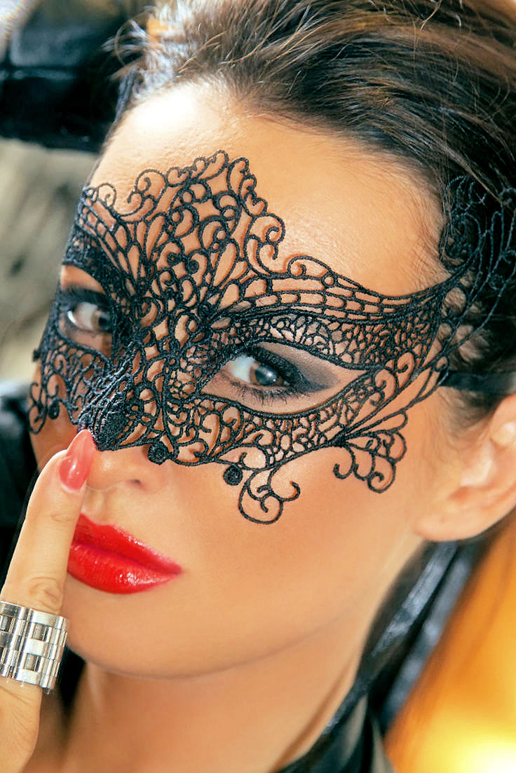 Black Lace Masquerade Mask - Mask Shop Australia