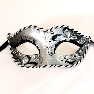 Bianca Silver Masquerade - Made in Italy - Mask Shop Australia