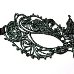 Emerald Green Lace Masquerade Mask