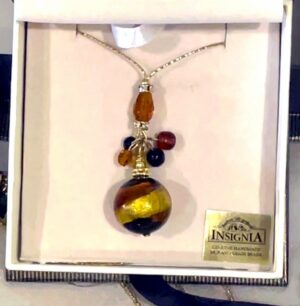 Belmondo Amber Murano Necklace