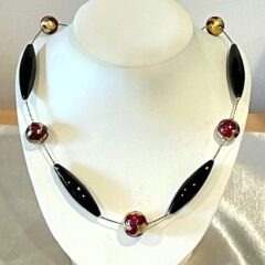 Lux Red Murano Glass Necklace