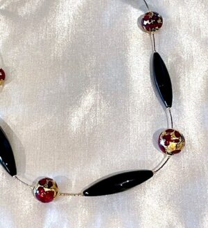 Lux Red Murano Glass Necklace